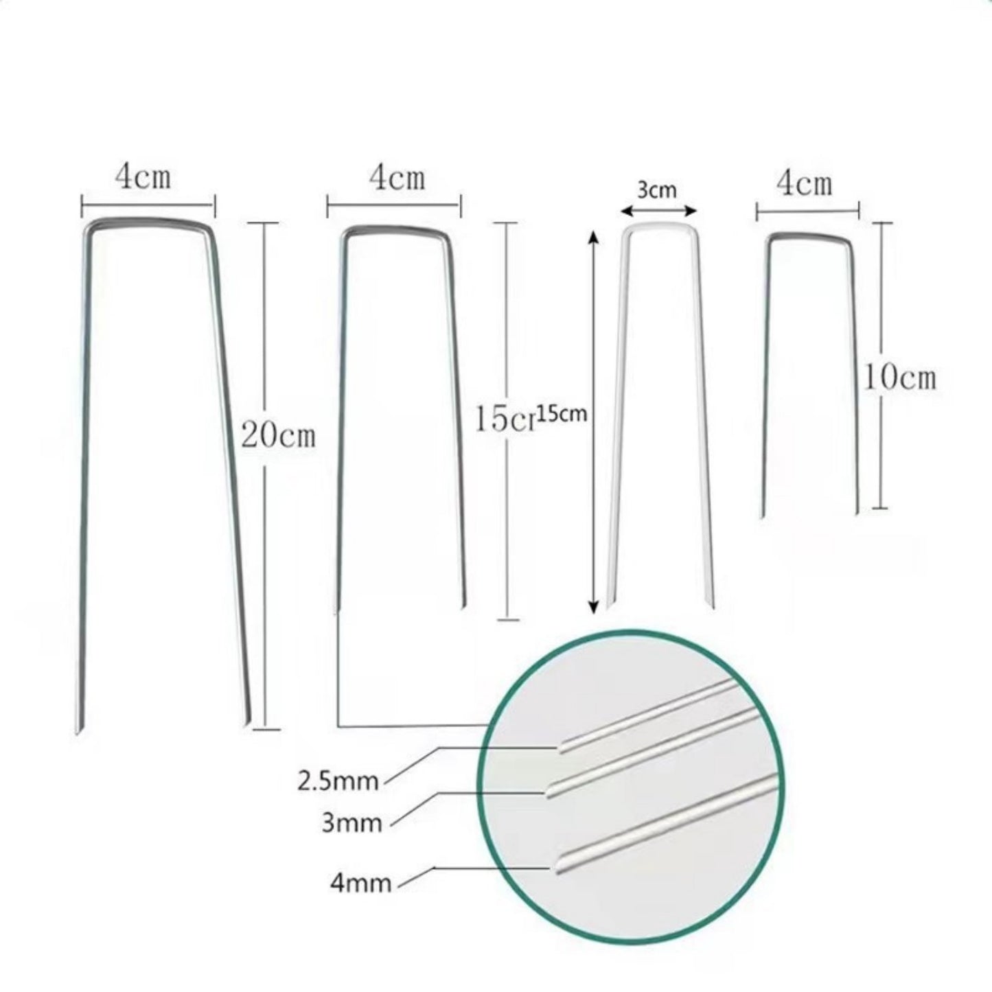Metal U-shaped Nail Gardening