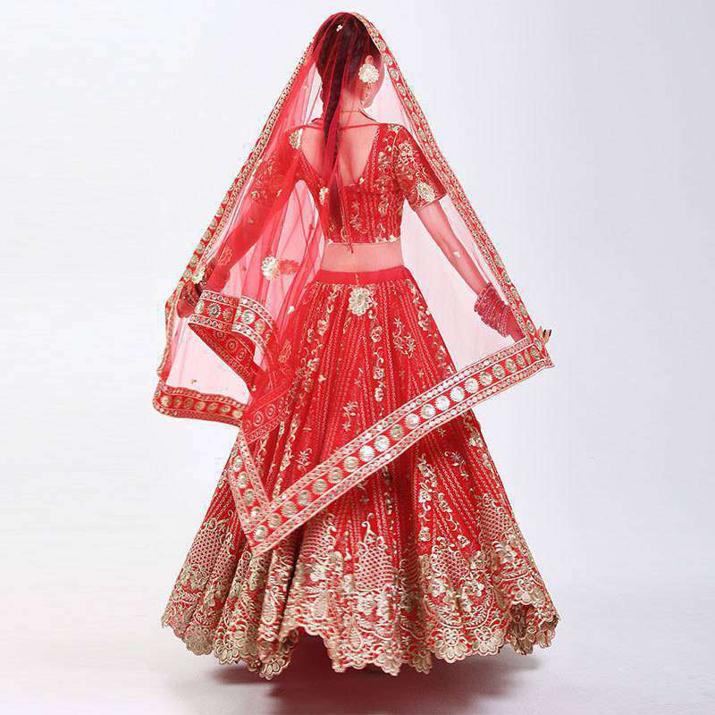 Yiman Indian Sari Scarf Mesh Embroidery Georgette Dubada Exotic Style