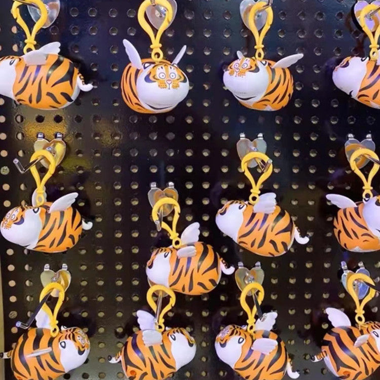 Flying Tiger Is Even More Powerful Keychain Pendant