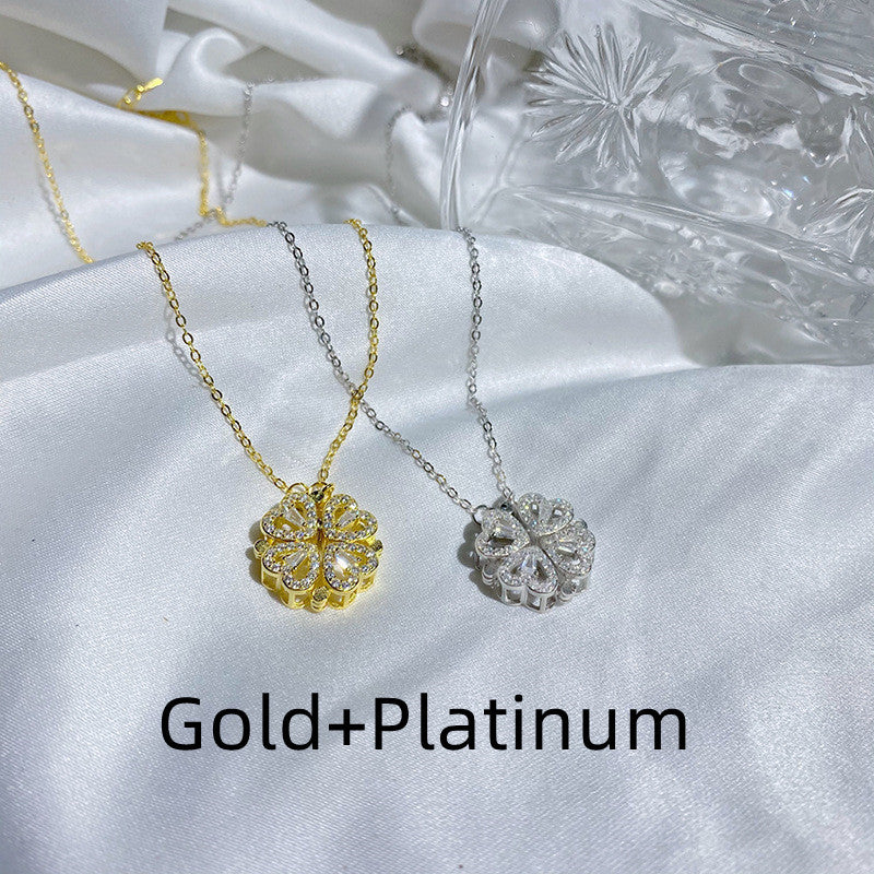 Wear More Magnet Love Four-leaf Clover Necklace