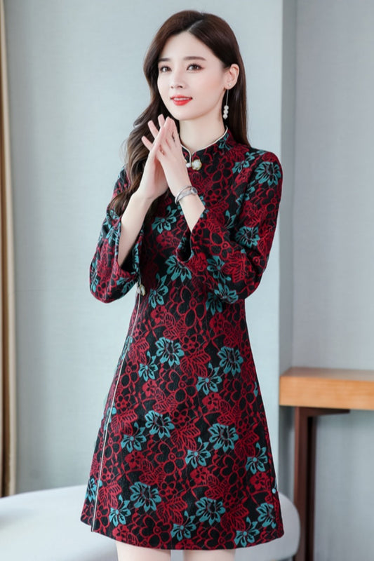 Ethnic lace dress