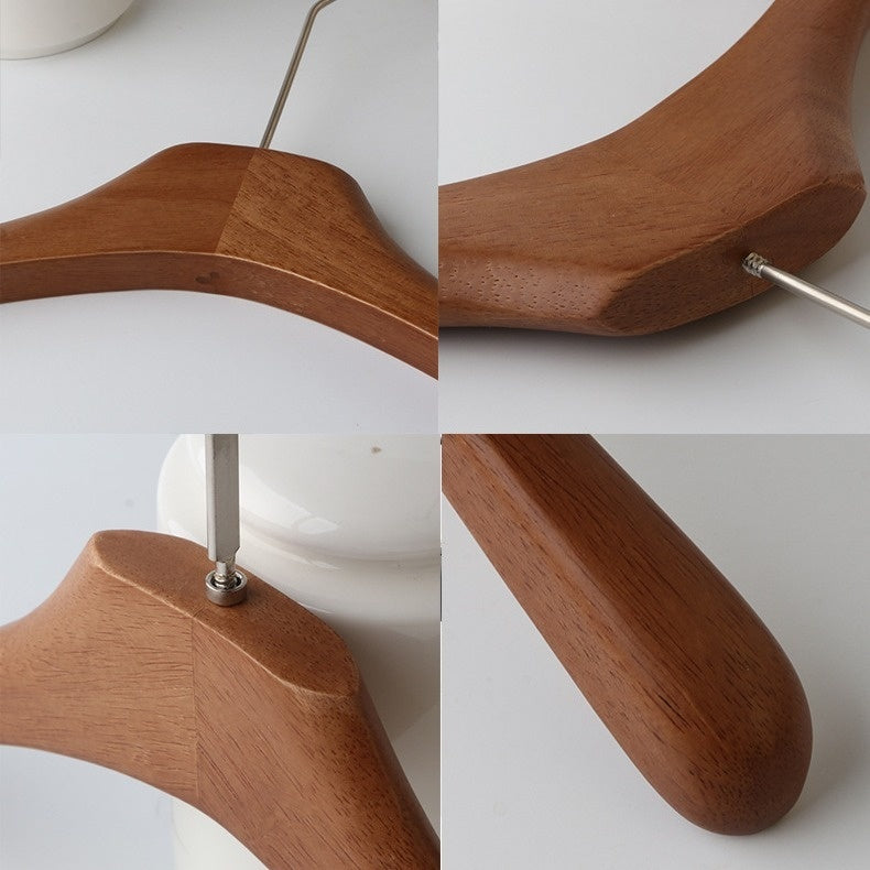 Walnut Solid Wood Clothes Hanger Clothing Store