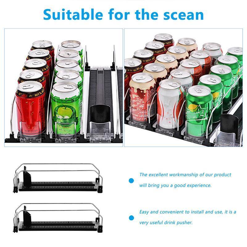 Convenience Store Freezer Vending Machine Beverage Pusher