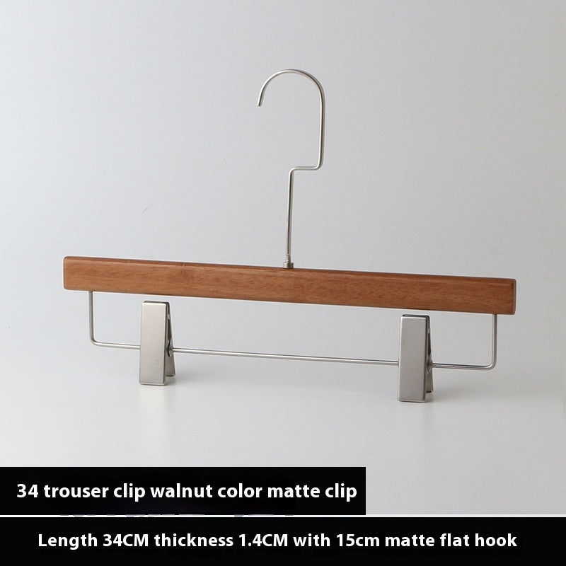 Walnut Solid Wood Clothes Hanger Clothing Store