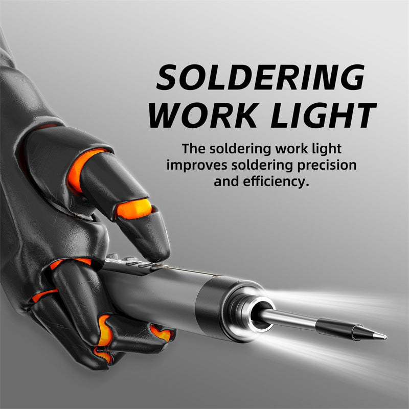 Mini Digital Display Electric Soldering Iron Portable Wireless Home Appliance Repair Tool Kit Package