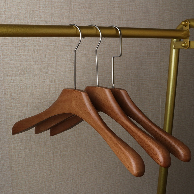 Walnut Solid Wood Clothes Hanger Clothing Store