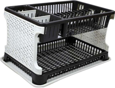 Kitchen Organiser Rack Utensil Kitchen Rack Dish Drainer Kitchen Rack (Plastic)
